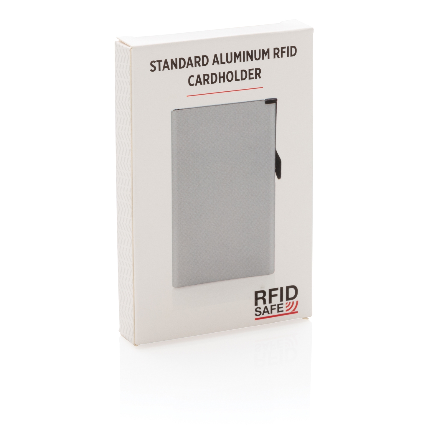 Алюминиевый картхолдер Standard с RFID, серый, алюминий; abs