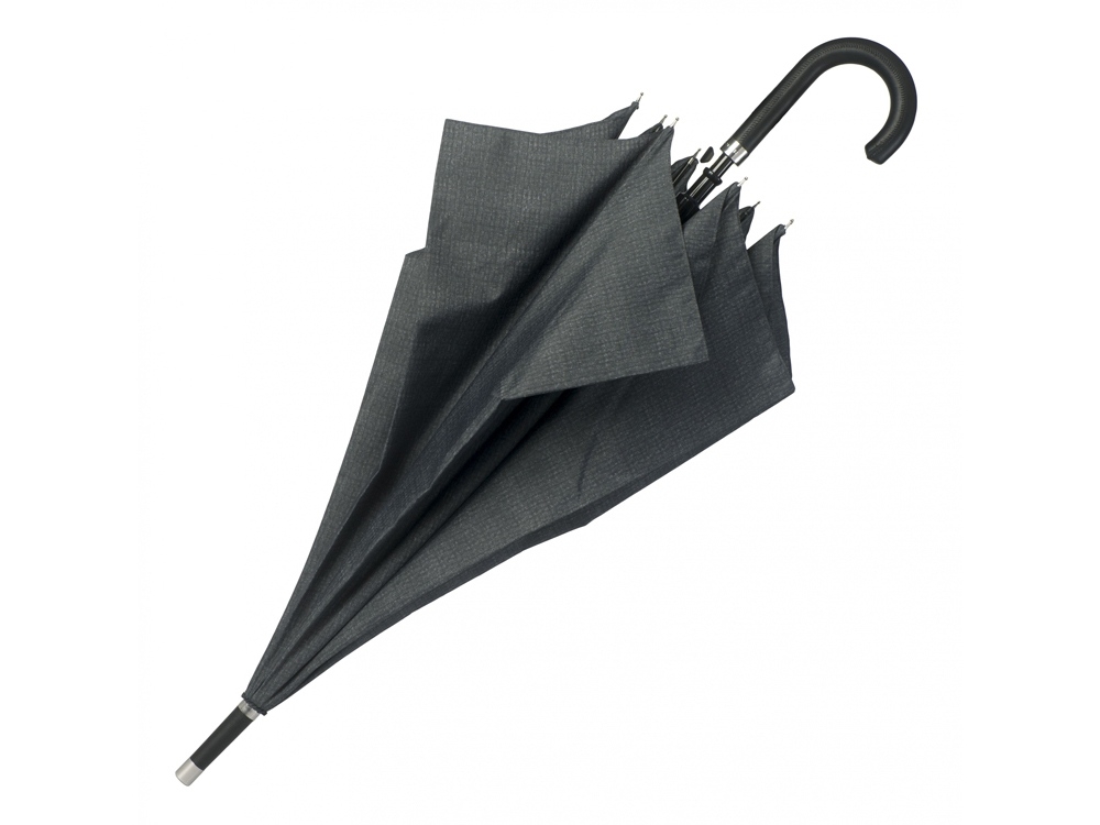 Зонт трость Illusion, серый, полиэстер