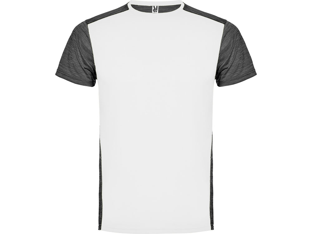 Спортивная футболка «Zolder» детская, черный, белый, полиэстер