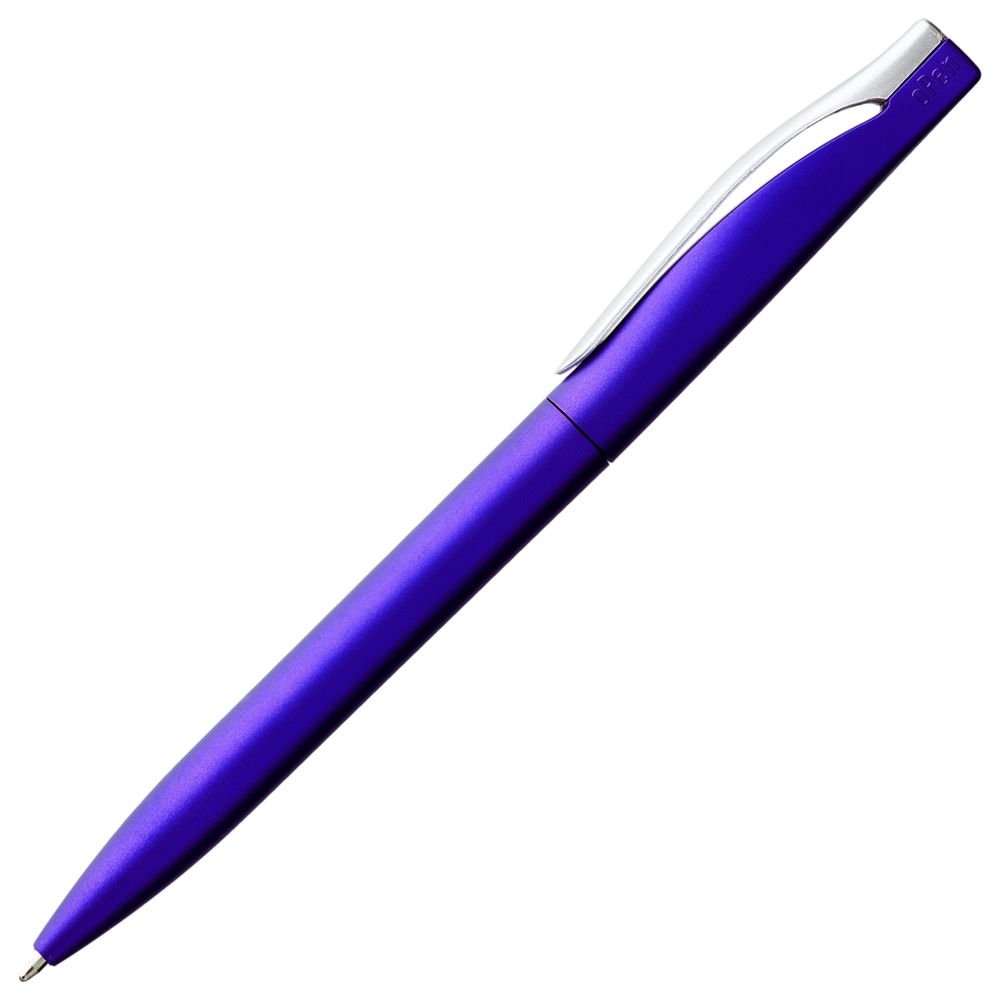 Ручка шариковая Pin Silver, фиолетовый металлик, фиолетовый, пластик