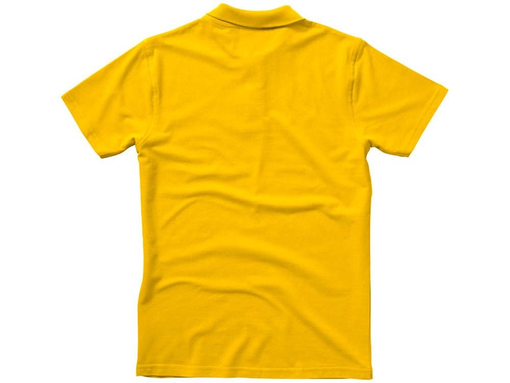 Рубашка поло "First" мужская, желтый, хлопок
