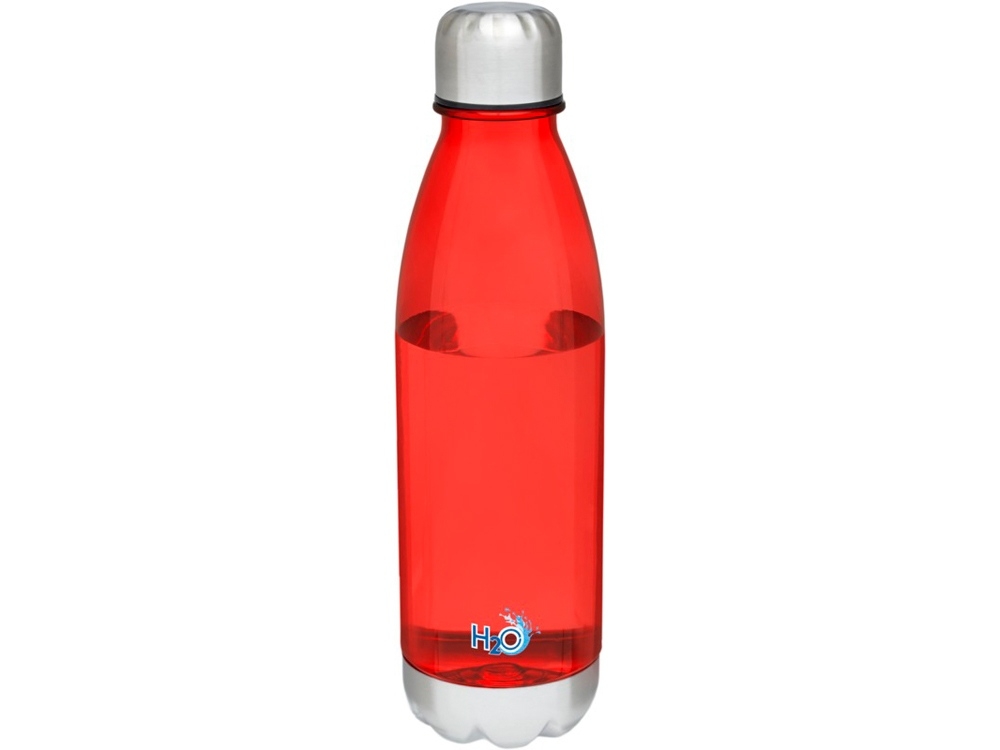 Бутылка спортивная «Cove» из тритана, красный, пластик, металл