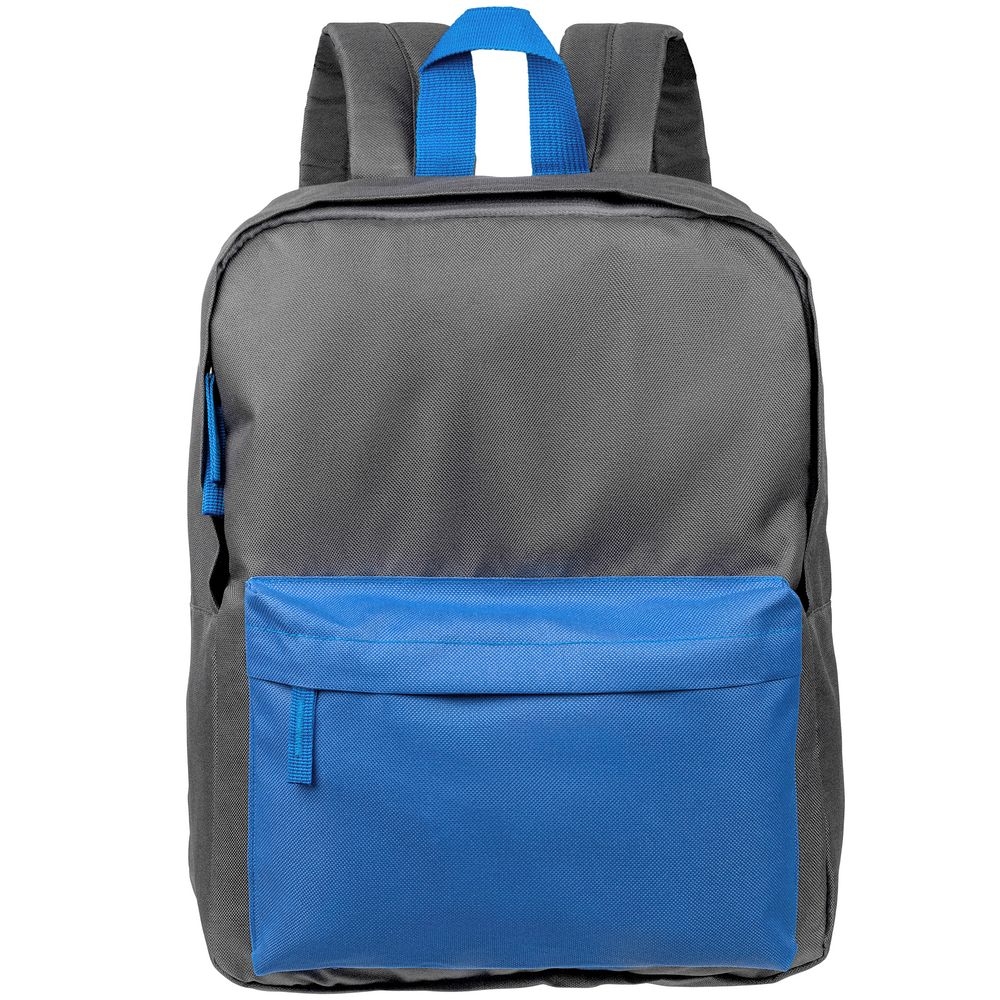 Рюкзак Sensa, серый с синим, серый, полиэстер