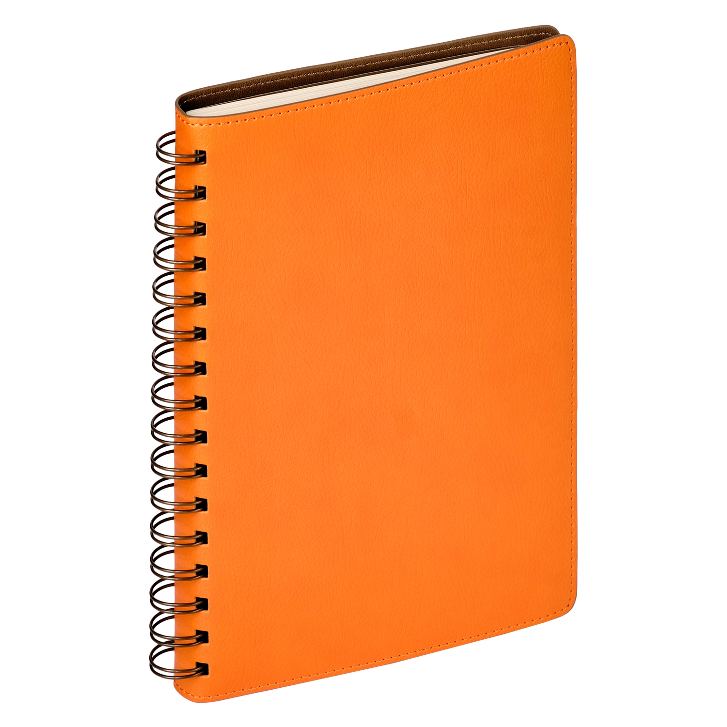 Ежедневник Vista недатированный, оранжевый/коричневый, оранжевый