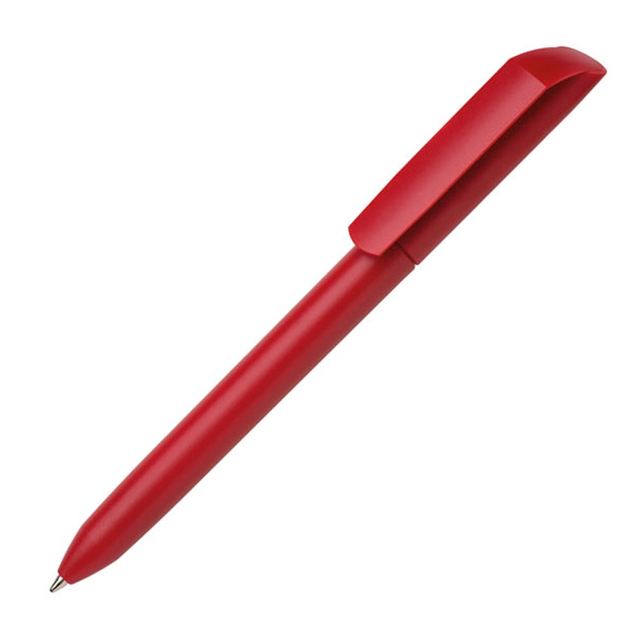 Ручка шариковая FLOW PURE, красный, пластик, красный, пластик