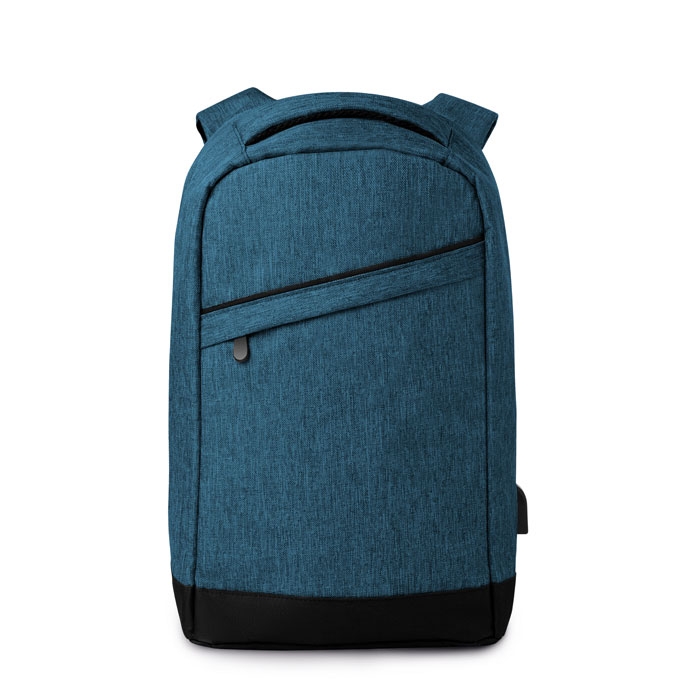 Рюкзак для ноутбука, синий, canvas