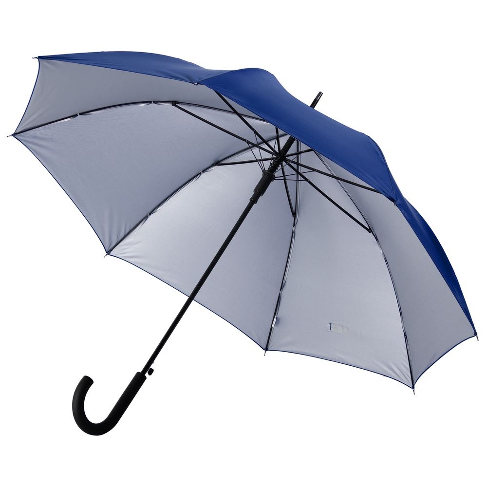 Зонт-трость Silverine, синий, полиэстер