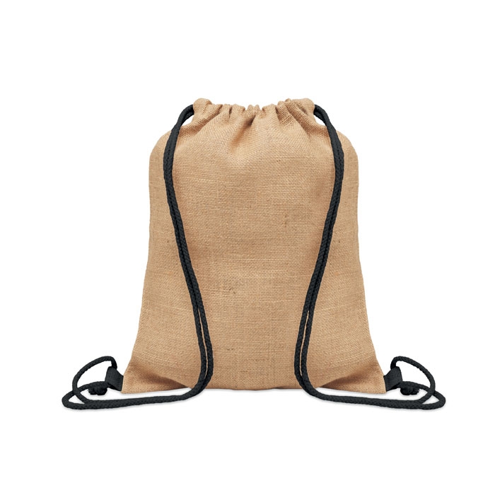 Рюкзак-мешок, черный, растительные волокна