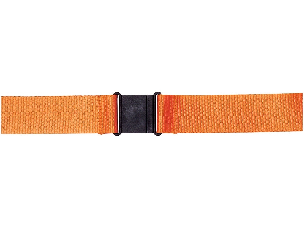 Шнурок «Yogi» со съемным креплением, оранжевый, полиэстер