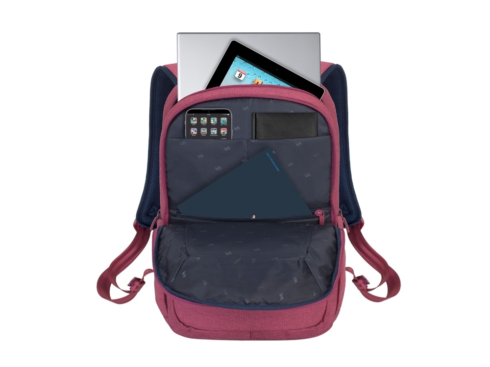 Рюкзак для ноутбука 15.6", красный, полиэстер