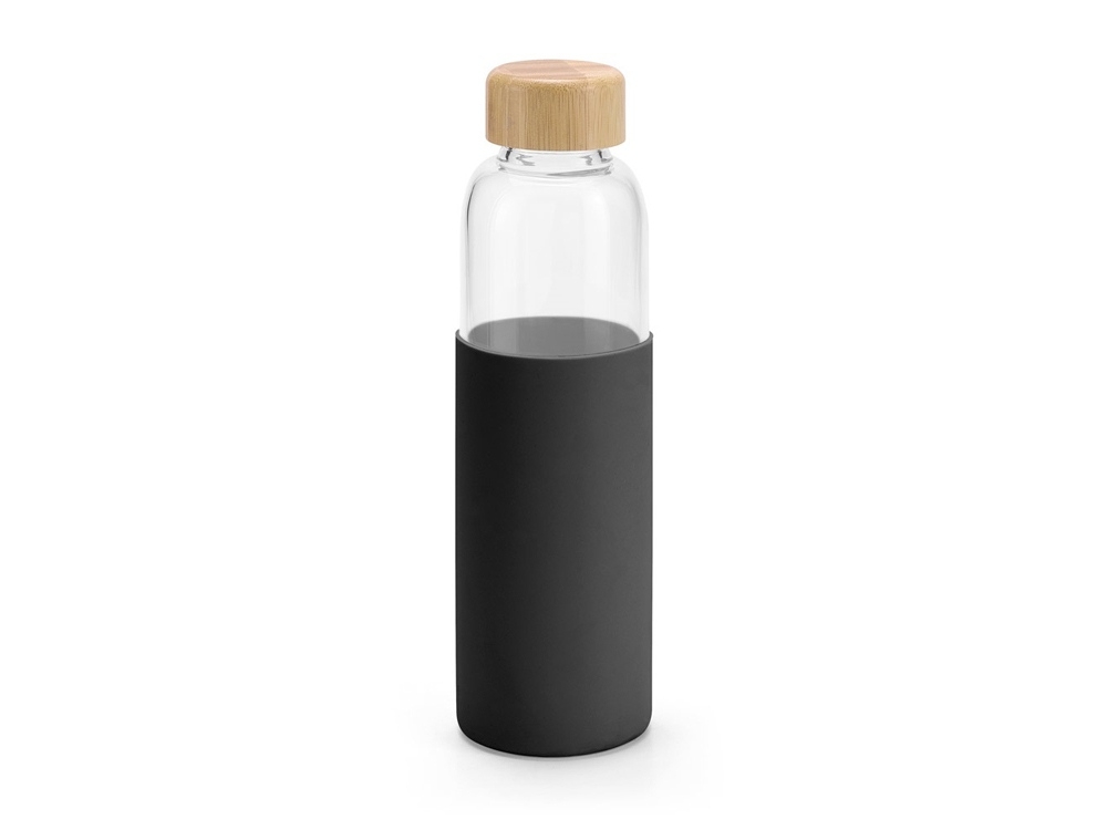 Бутылка 600 мл «DAKAR», черный, стекло
