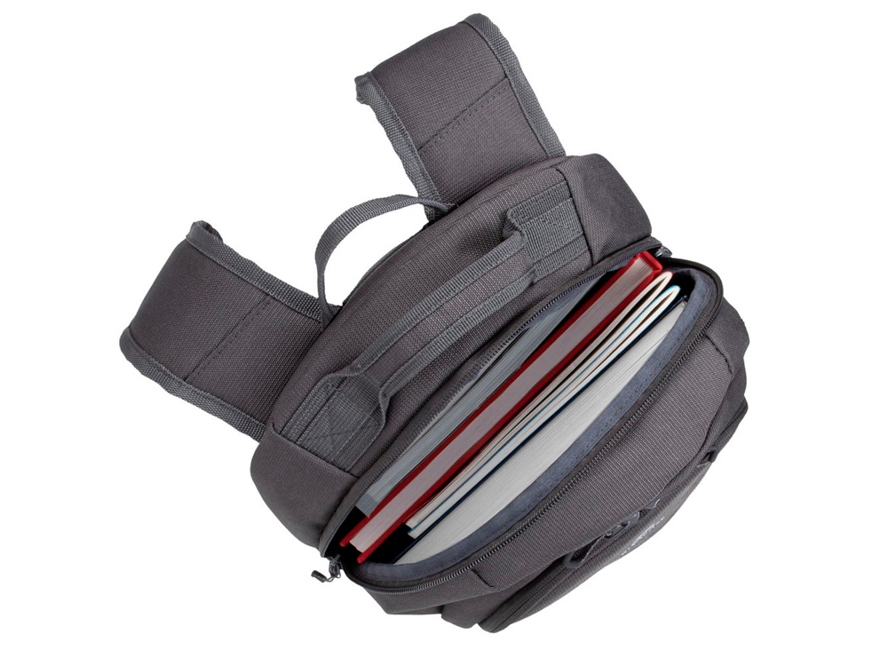 Городской рюкзак для ноутбука 14", серый, полиэстер
