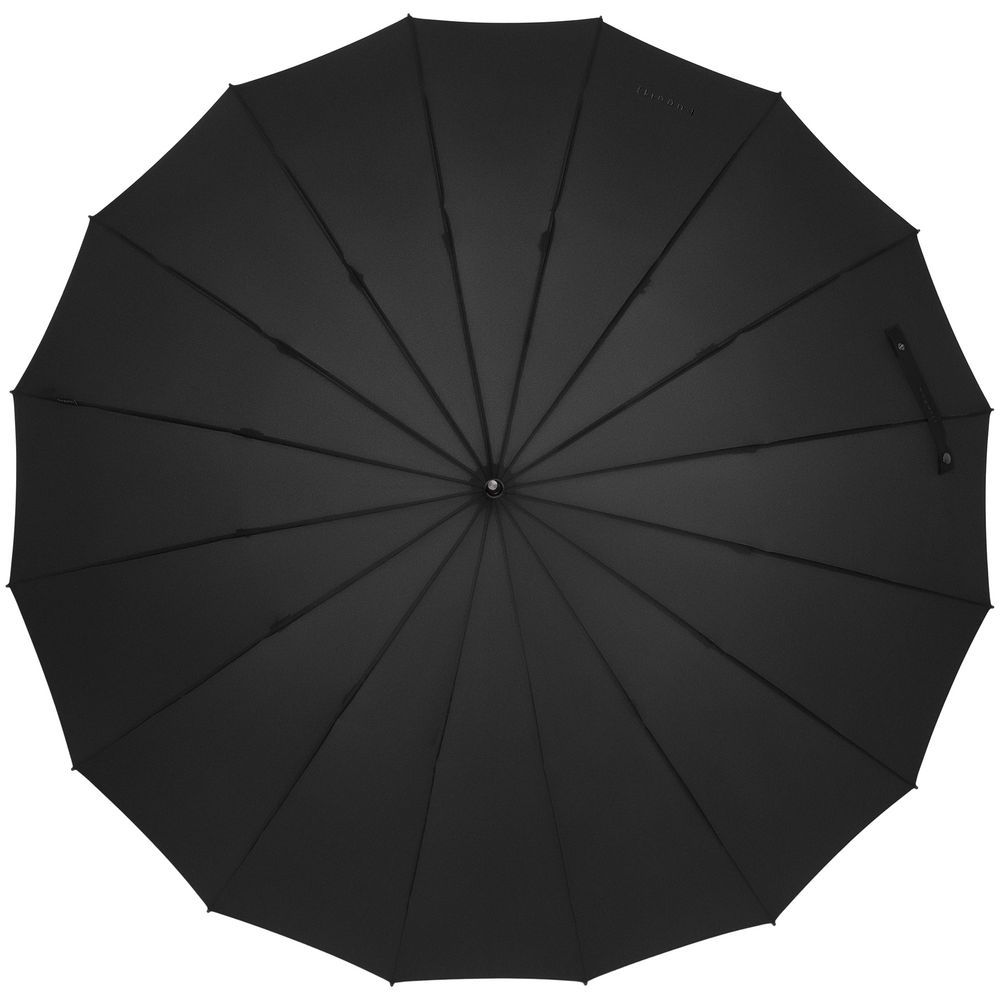 Зонт-трость Big Boss, черный, черный, полиэстер