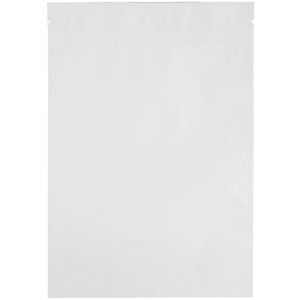 Пакет с замком Zippa L, белый матовый, белый, пластик, металл