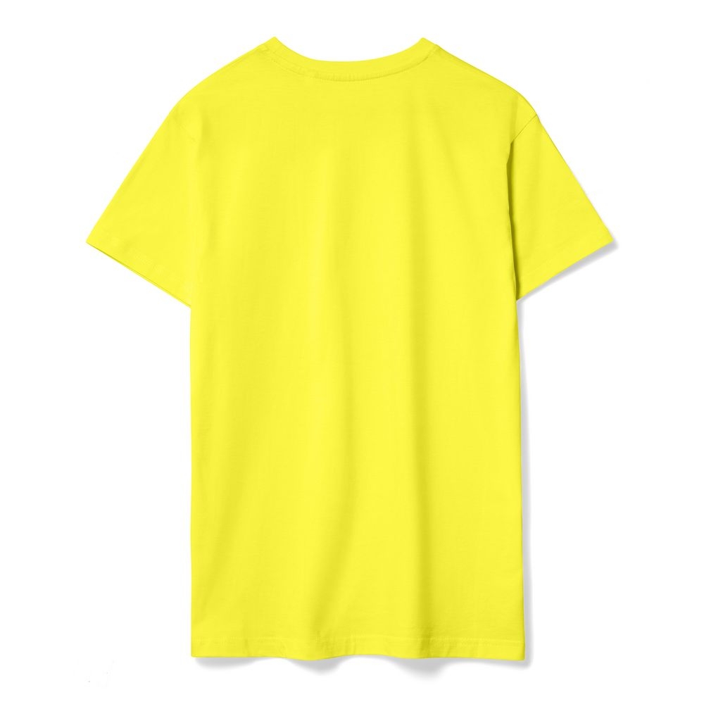 Футболка унисекс T-Bolka 160, желтая, желтый, хлопок