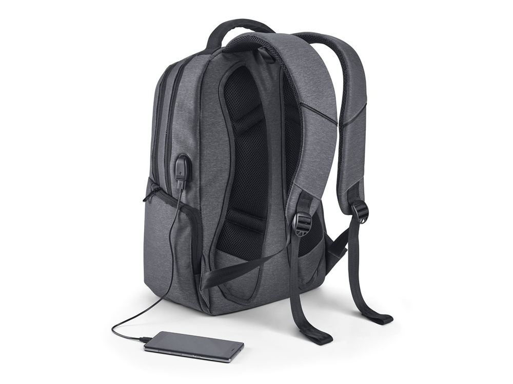 Рюкзак «SPACIO» для ноутбука 17'', серый, нейлон