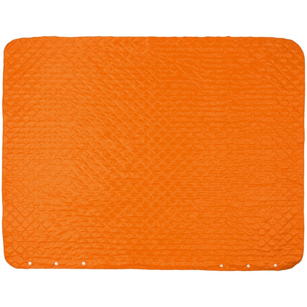 Плед-пончо для пикника SnapCoat, оранжевый, оранжевый, флис