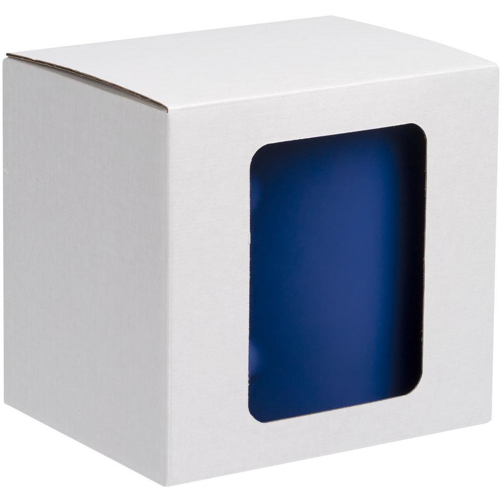 Коробка с окном для кружки Window, ver.2, белая, белый, картон