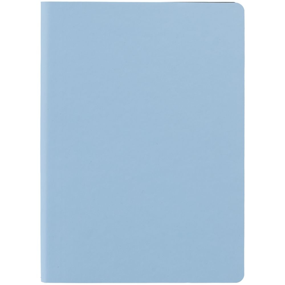Ежедневник Flex Shall, недатированный, голубой, голубой, искусственная кожа; покрытие софт-тач