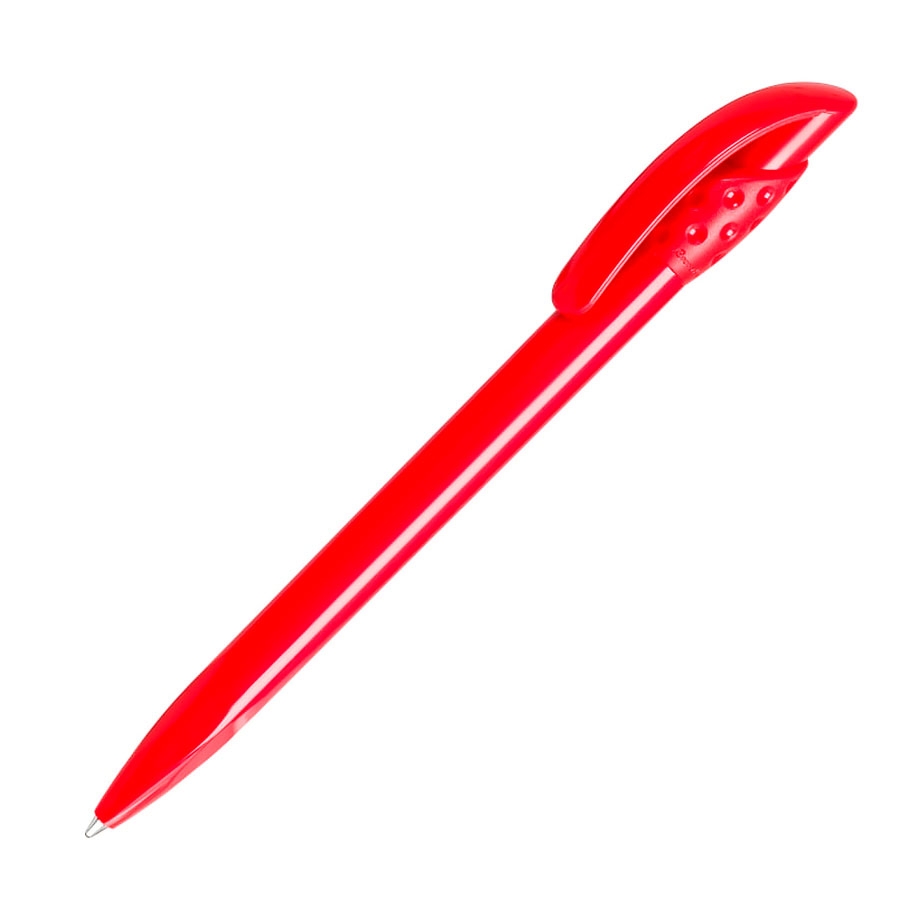 Ручка шариковая GOLF SOLID, красный, пластик, красный, пластик