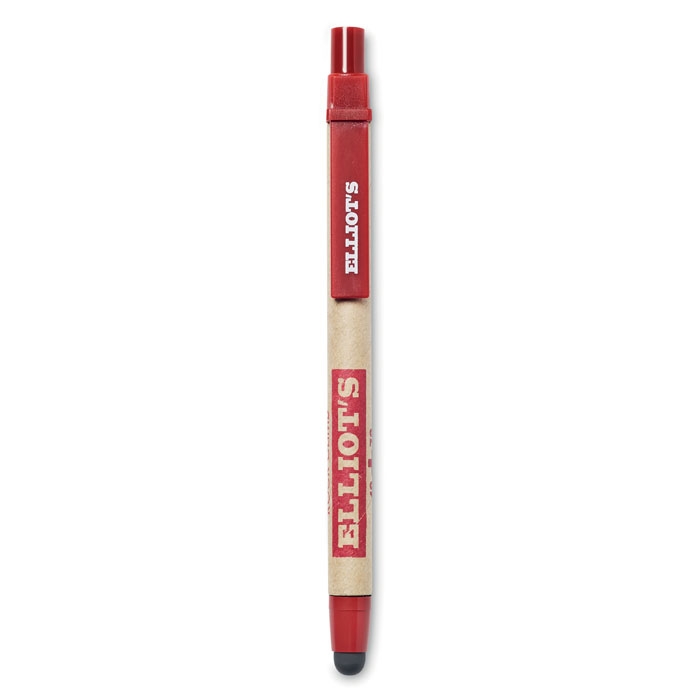 Ручка из картона, красный, бумага