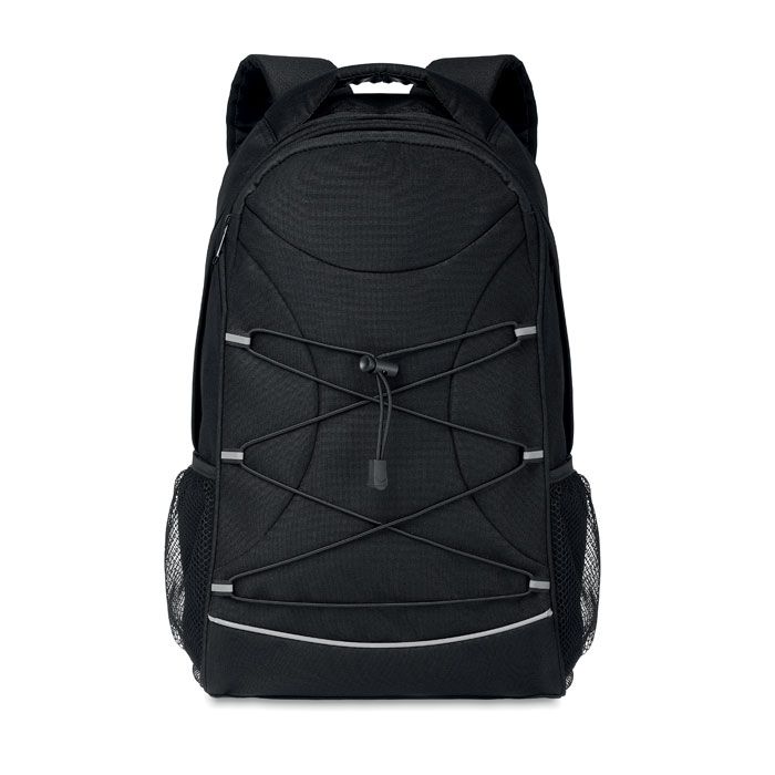 Рюкзак 600D из RPET, черный, rpet