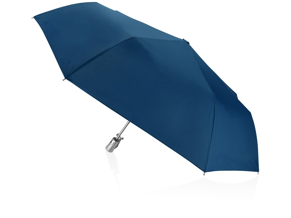 Зонт складной «Леньяно», синий, полиэстер