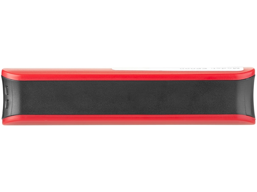 Внешний аккумулятор «Edge», 2000 mAh, черный, красный, пластик