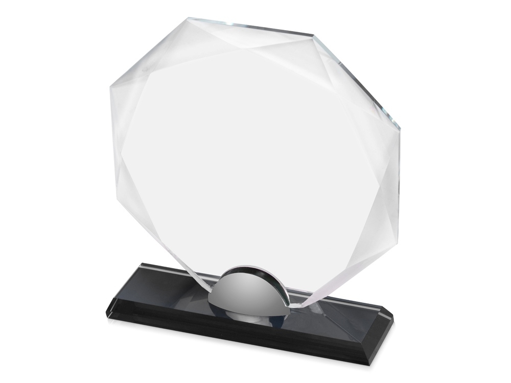Награда «Diamond», серый, прозрачный, металл, стекло