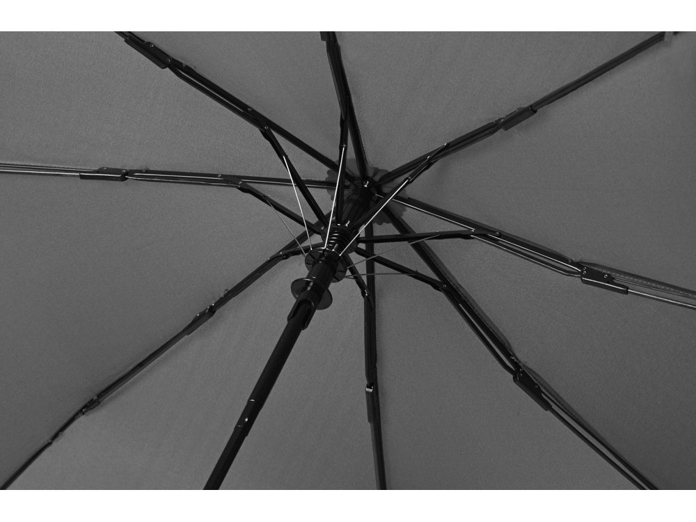 Зонт складной «Marvy» с проявляющимся рисунком, серый, полиэстер, soft touch
