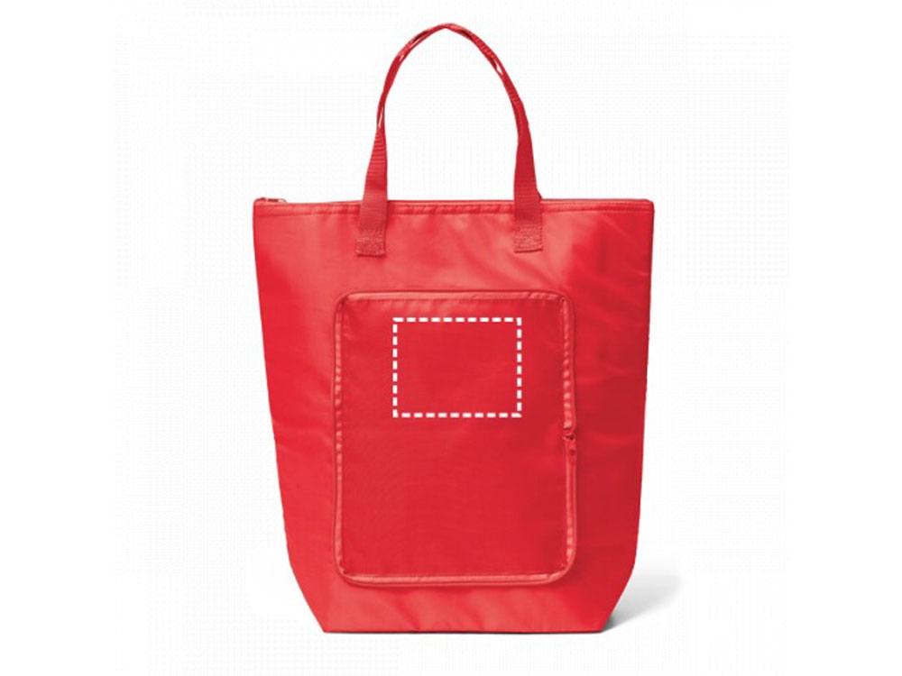 Складная термоизолирующая сумка «MAYFAIR», красный, полиэстер