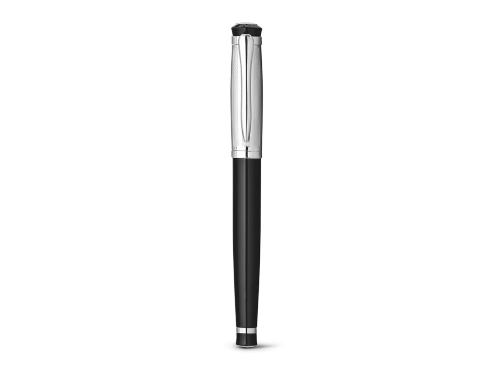 Набор «ORLANDO»: ручка шариковая, ручка роллер, черный, серебристый, металл