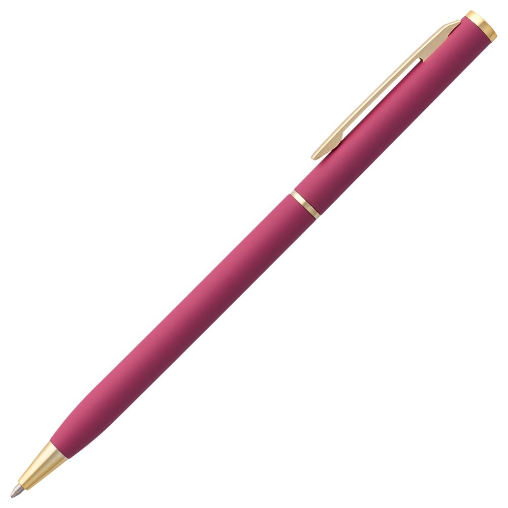 Ручка шариковая Hotel Gold, ver.2, матовая розовая, розовый, металл