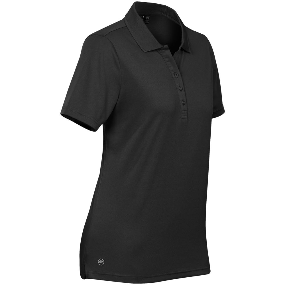 Рубашка поло женская Eclipse H2X-Dry, черная, черный, хлопок