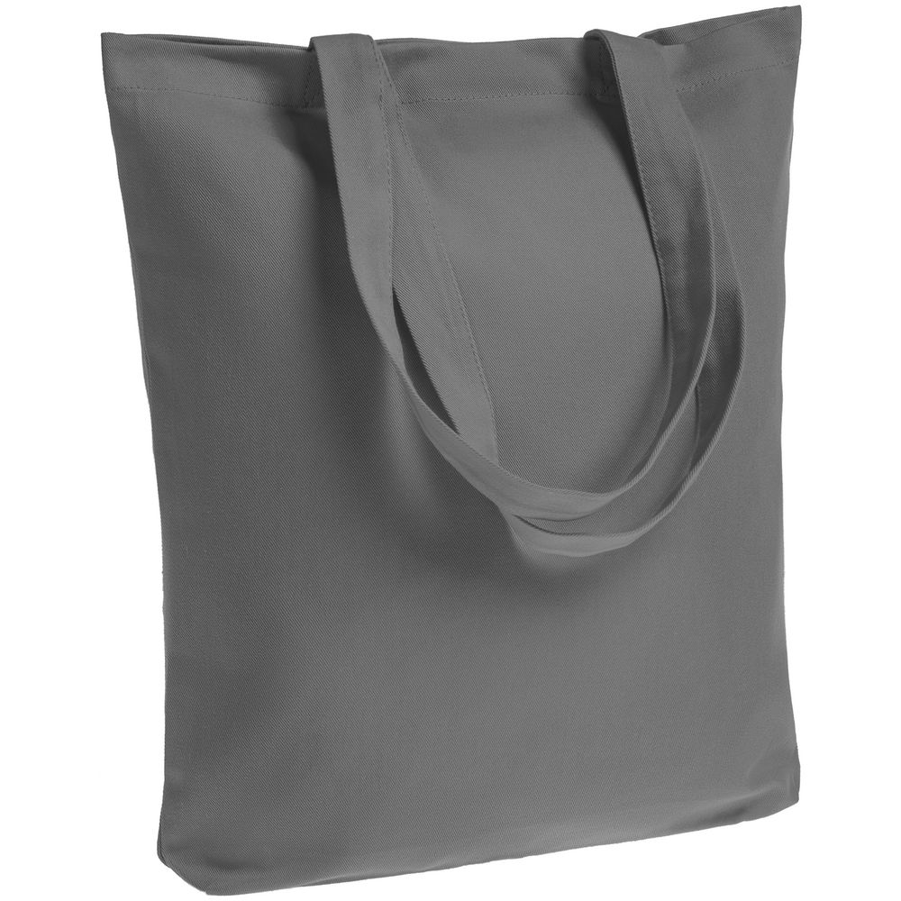 Холщовая сумка Avoska, темно-серая (серо-стальная), серый, хлопок