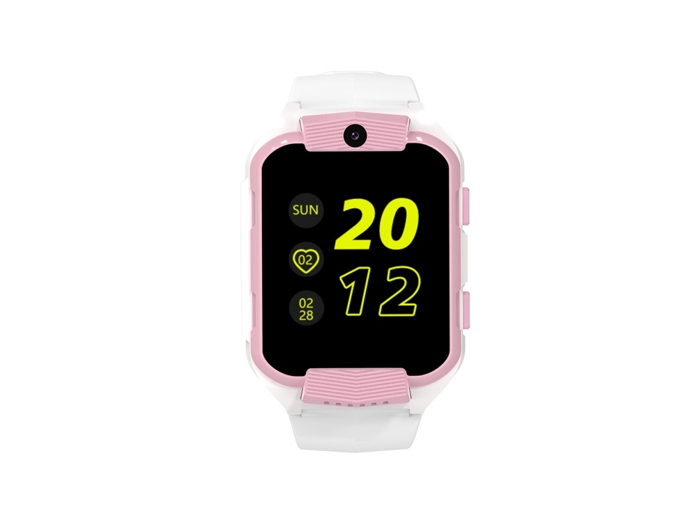 Детские часы «Cindy KW-41», белый, розовый, пластик, силикон