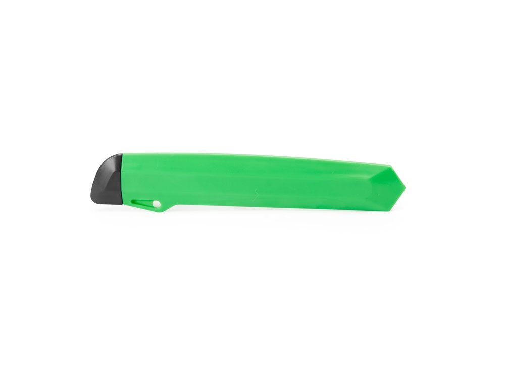 Канцелярский нож LOCK, зеленый