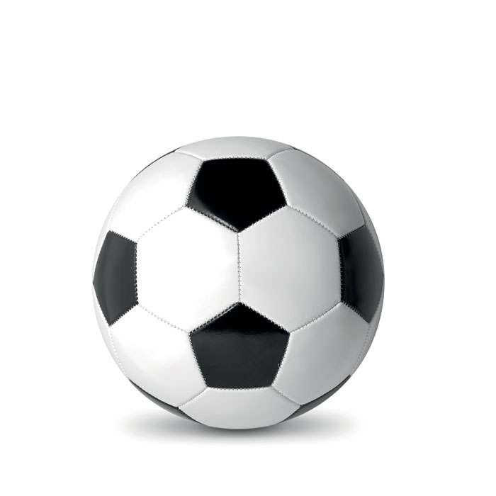 Мяч футбольный  21.5cm, черно-белый, pvc-пластик