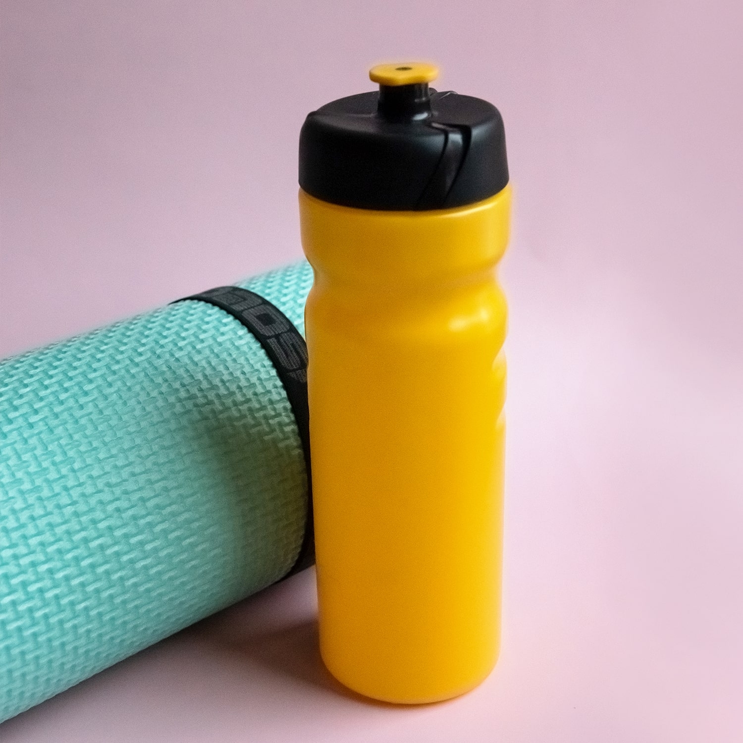 Бутылка для напитков Active Blue line, 750 мл (желтая), желтый, пластик