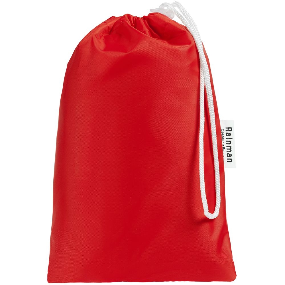 Дождевик «СКА», красный, красный, полиэстер 100%, плотность 60 г/м²; таффета