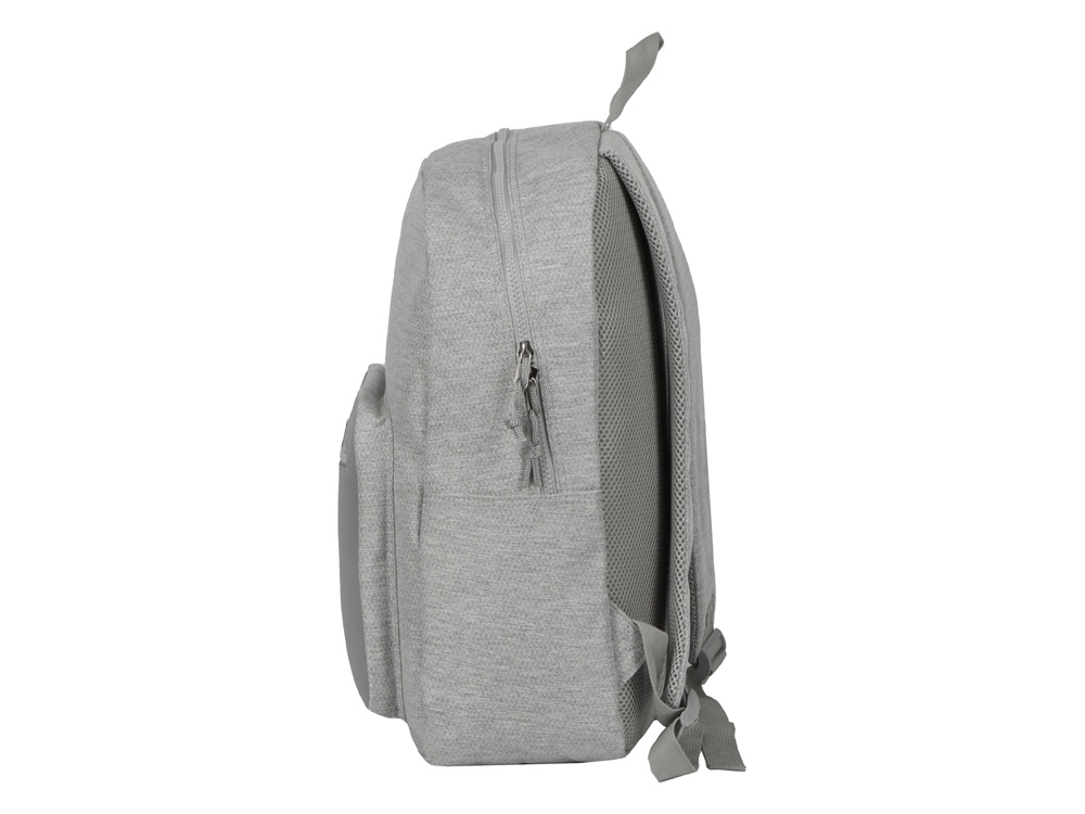 Рюкзак «Dim» для ноутбука 15.6'', серый, полиэстер, кожзам