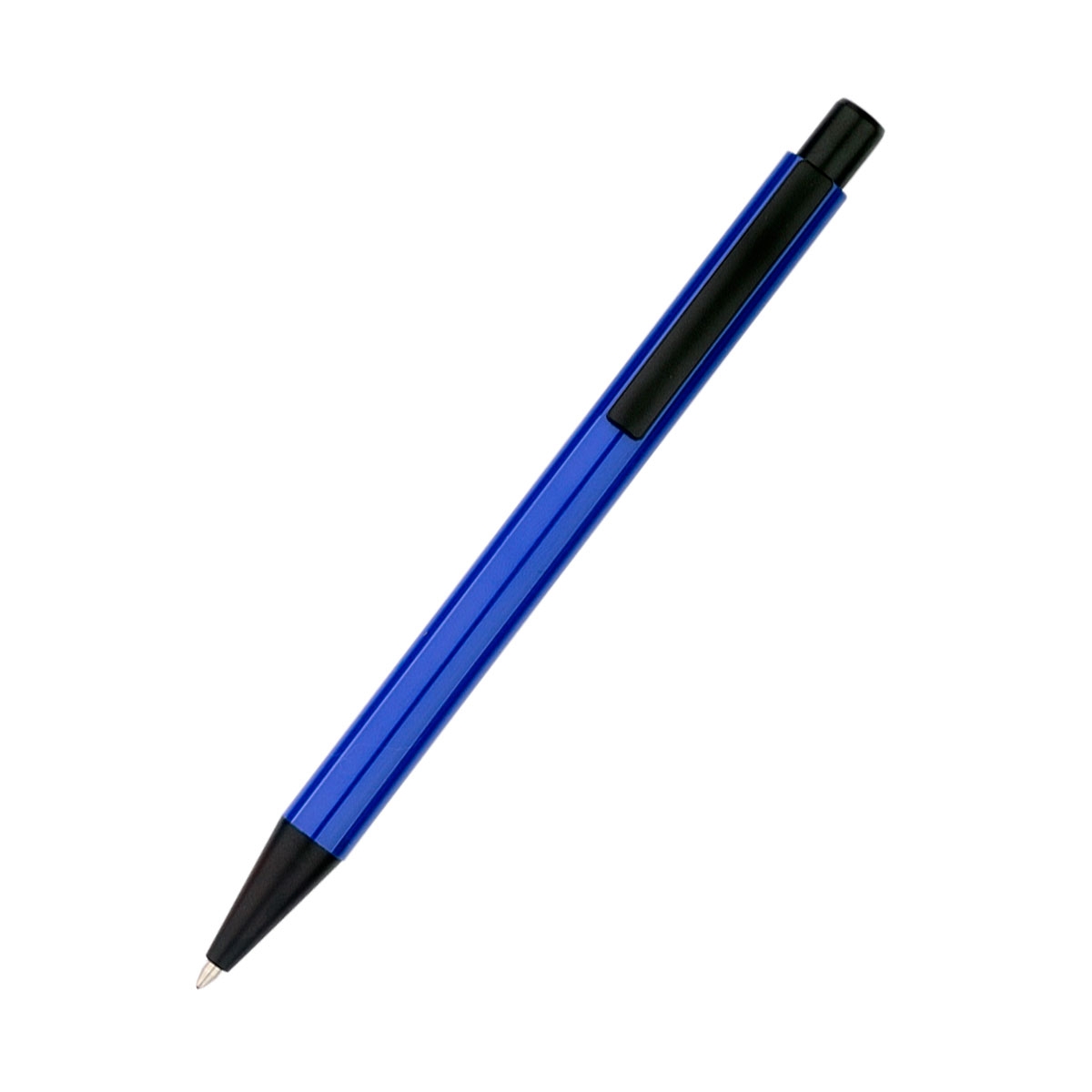 Ручка металлическая Deli, синяя, синий