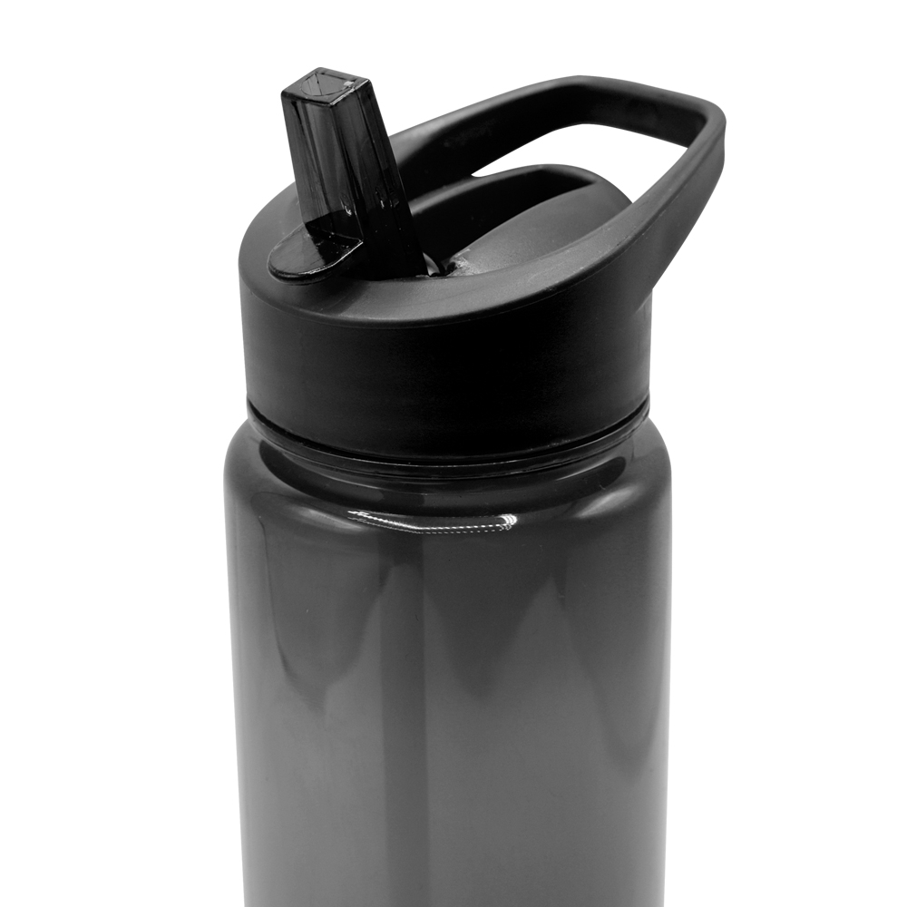 Пластиковая бутылка Jogger, черная, черный