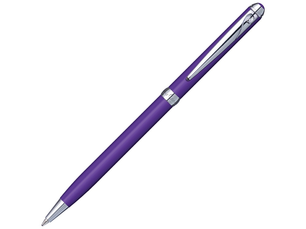 Ручка шариковая «Slim», фиолетовый, серебристый, металл