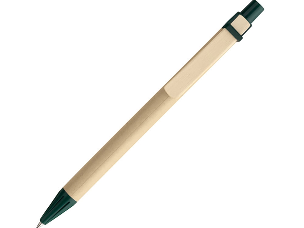 Шариковая ручка из крафт-бумаги «NAIROBI», зеленый, бумага