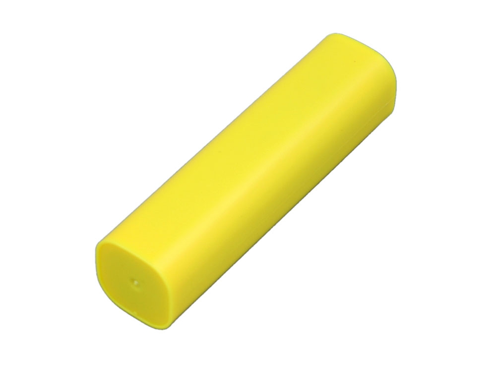 Внешний аккумулятор «Digi» прямоугольной формы, 2600 mAh, желтый, пластик