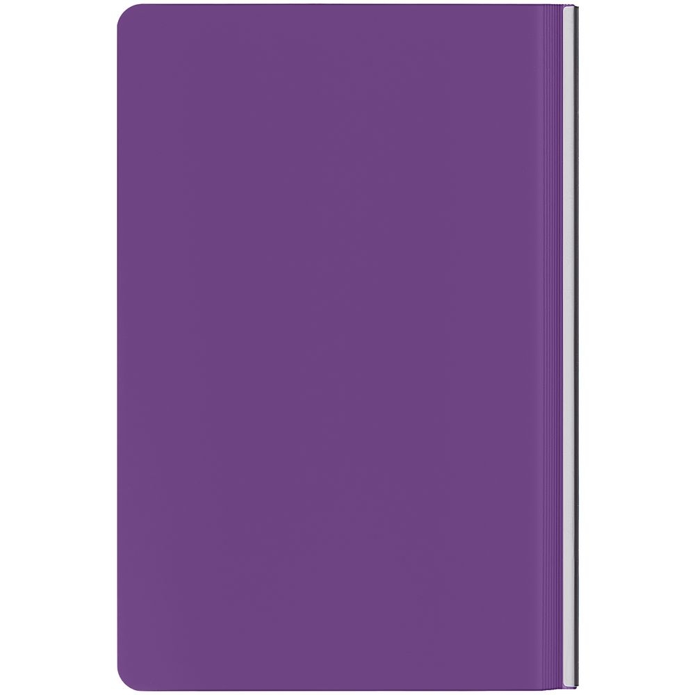 Ежедневник Aspect, недатированный, фиолетовый, фиолетовый, искусственная кожа; покрытие софт-тач