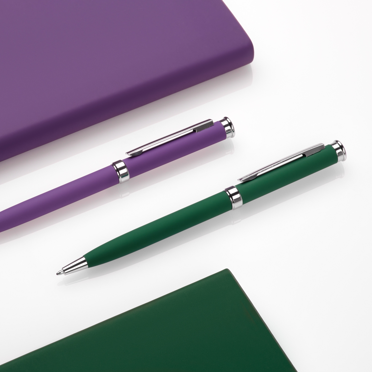 Шариковая ручка Benua, зеленая, зеленый