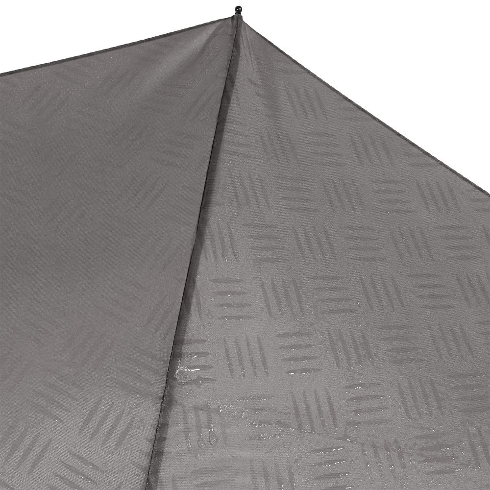 Зонт складной Hard Work с проявляющимся рисунком, серый, серый