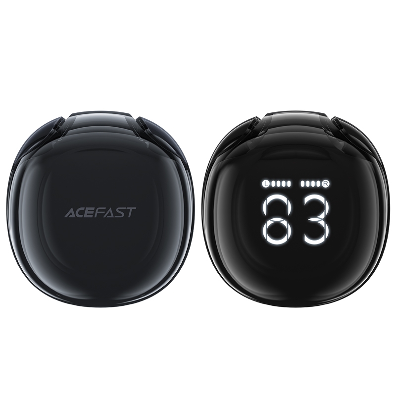 Наушники True Wireless ACEFAST T9 Crystal color (Air), черный, черный